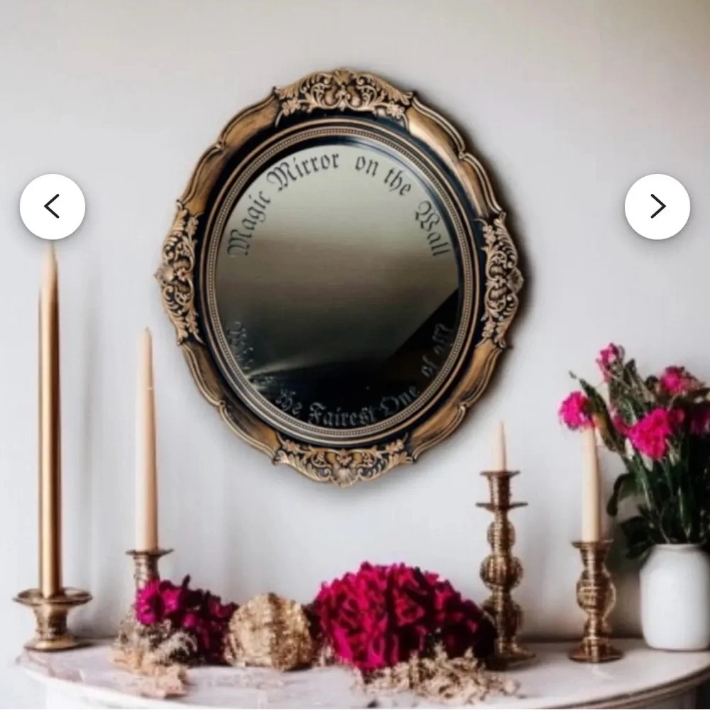 Gold Snow White Themed Magic Mirror